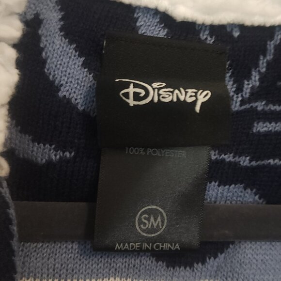 Disney Lilo & Stitch Fair Isle Sherpa Open Cardigan - Woman's Size S - Picture 6 of 6